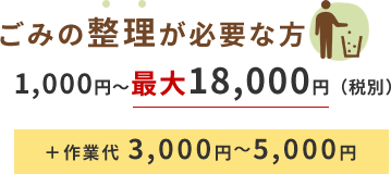 ごみの整理が必要な方