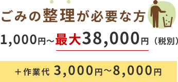 ごみの整理が必要な方